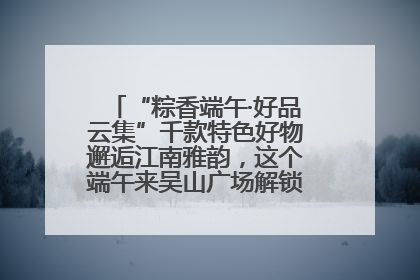“粽香端午·好品云集”千款特色好物邂逅江南雅韵，这个端午来吴山广场解锁“浙里烟火气”