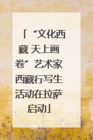 “文化西藏 天上画卷”艺术家西藏行写生活动在拉萨启动