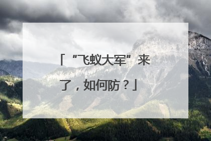 “飞蚁大军”来了，如何防？