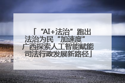 “AI+法治”跑出法治为民“加速度” 广西探索人工智能赋能司法行政发展新路径
