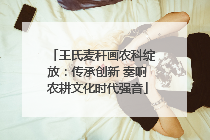 王氏麦秆画农科绽放：传承创新 奏响农耕文化时代强音