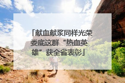 献血献浆同样光荣 娄底这群“热血英雄”获全省表彰