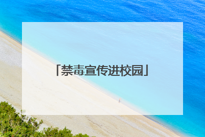 禁毒宣传进校园