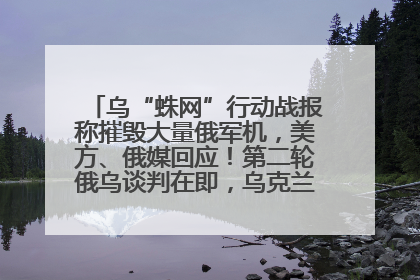 乌“蛛网”行动战报称摧毁大量俄军机，美方、俄媒回应！第二轮俄乌谈判在即，乌克兰提出三大诉求