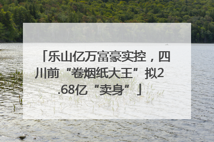 乐山亿万富豪实控，四川前“卷烟纸大王”拟2.68亿“卖身”