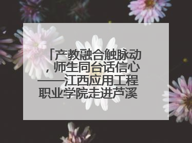 产教融合触脉动，师生同台话信心——江西应用工程职业学院走进芦溪电瓷产业园创新思政课堂