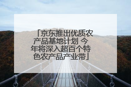 京东推出优质农产品基地计划 今年将深入超百个特色农产品产业带