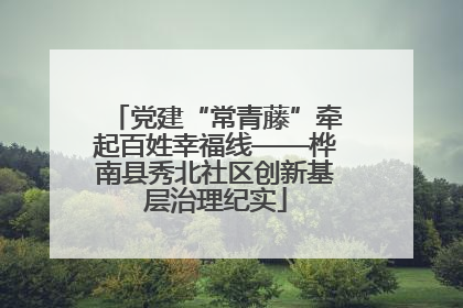 党建“常青藤”牵起百姓幸福线——桦南县秀北社区创新基层治理纪实