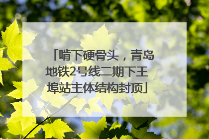 啃下硬骨头，青岛地铁2号线二期下王埠站主体结构封顶