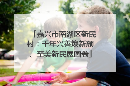 嘉兴市南湖区新民村：千年兴善焕新颜、至美新民展画卷