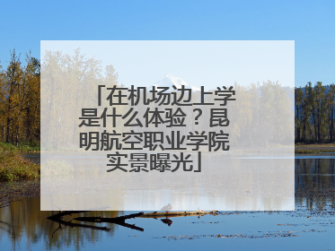 在机场边上学是什么体验？昆明航空职业学院实景曝光