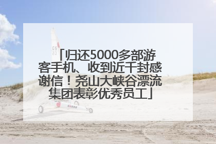 归还5000多部游客手机、收到近千封感谢信！尧山大峡谷漂流集团表彰优秀员工
