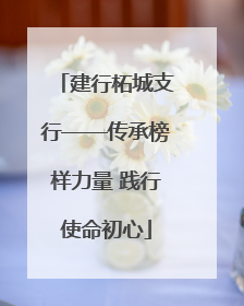 建行柘城支行——传承榜样力量 践行使命初心