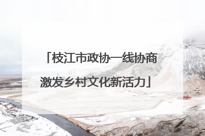 枝江市政协一线协商激发乡村文化新活力