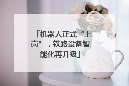 机器人正式“上岗”，铁路设备智能化再升级