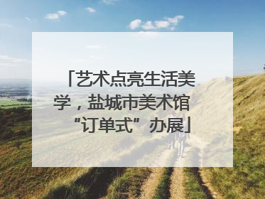 艺术点亮生活美学，盐城市美术馆“订单式”办展