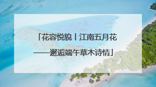 花容悦貌丨江南五月花——邂逅端午草木诗情