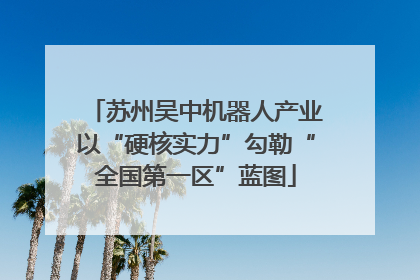 苏州吴中机器人产业以“硬核实力”勾勒“全国第一区”蓝图