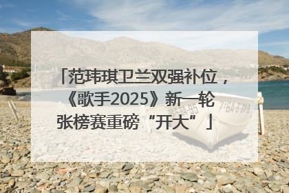 范玮琪卫兰双强补位，《歌手2025》新一轮张榜赛重磅“开大”