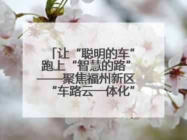 让“聪明的车”跑上“智慧的路”——聚焦福州新区“车路云一体化”项目实施工作