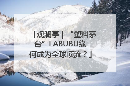 观澜亭｜“塑料茅台”LABUBU缘何成为全球顶流？