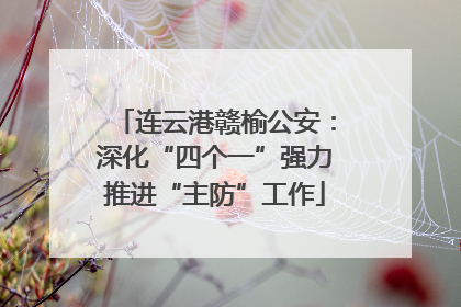 连云港赣榆公安：深化“四个一”强力推进“主防”工作