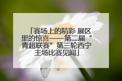 赛场上的精彩 展区里的惊喜——第二届“青超联赛”第三轮西宁主场比赛见闻