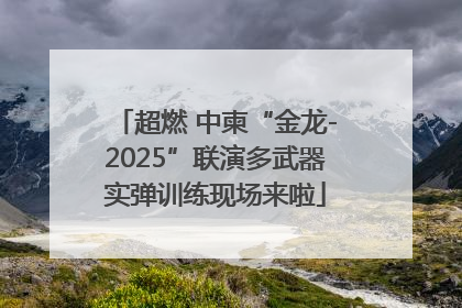 超燃 中柬“金龙-2025”联演多武器实弹训练现场来啦