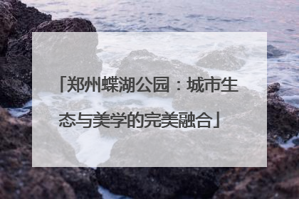 郑州蝶湖公园：城市生态与美学的完美融合