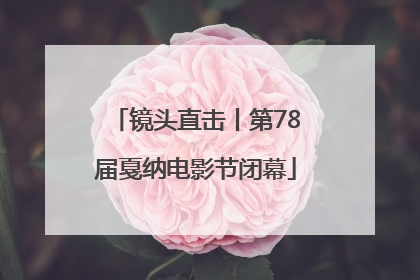 镜头直击丨第78届戛纳电影节闭幕