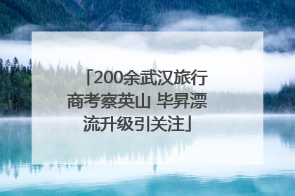 200余武汉旅行商考察英山 毕昇漂流升级引关注