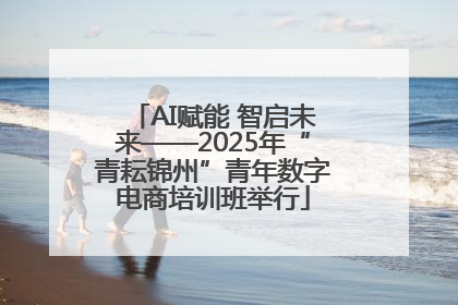 AI赋能 智启未来——2025年“青耘锦州”青年数字电商培训班举行